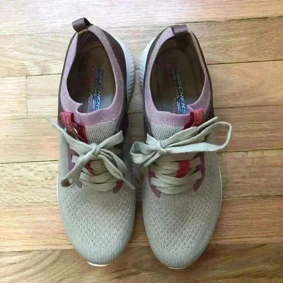 Skechers Bobs Memory Foam Slip On Tennis Shoes in Nude/Mauve Size 9 - Picture 5 of 10